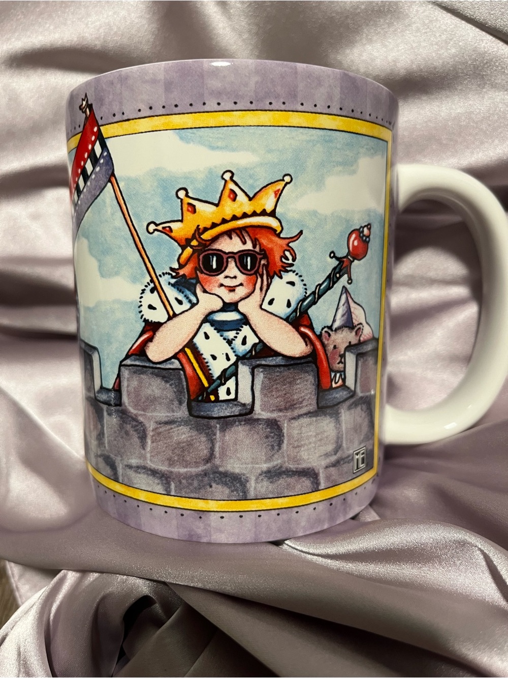 Mary Engelbreit 'Queen of Everything’ Collectible Mug NWT *Vintage